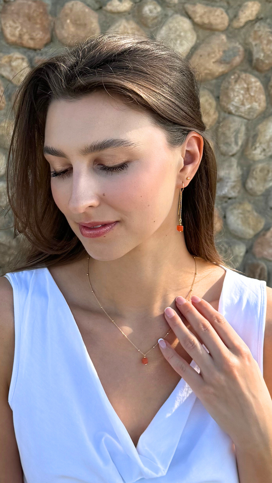 Komplet Aria – Naszyjnik i Kolczyki